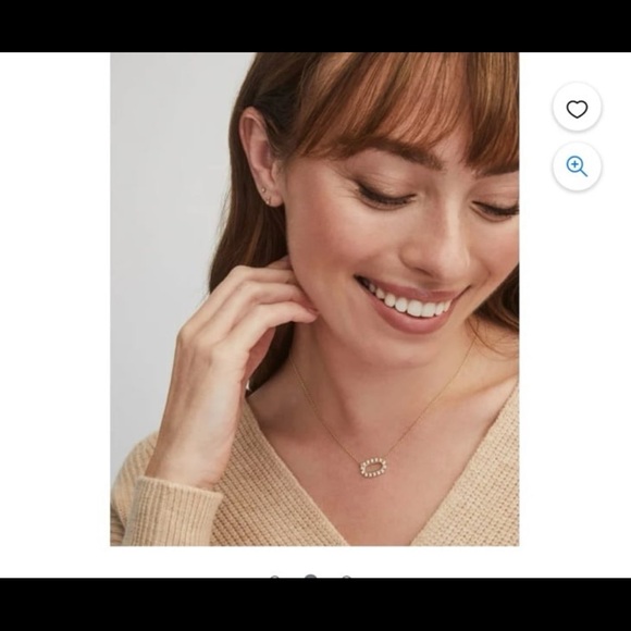 - Kendra Scott Elisa Open Frame Crystal Pendant Necklace - Picture 4 of 10